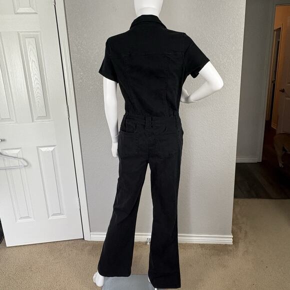 No Boundaries Vintage Y2K Jumpsuit SLIM FLARE Boiler Suit Coveralls Belted XL - Picture 3 of 6
